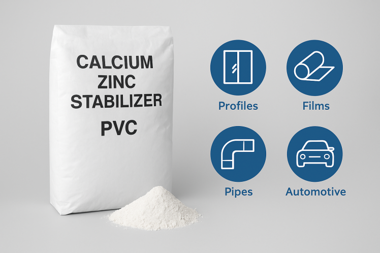 فروش استابلایزر کلسیم زینک | خرید پایدارکننده PVC غیرسمی
